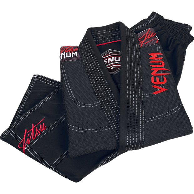 venum challenger 2.0 bjj gi voor kinderen - zwart