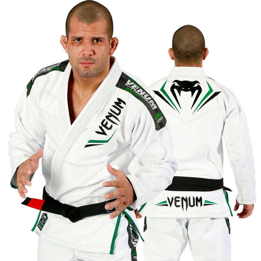 venum elite bjj gi - witgroen