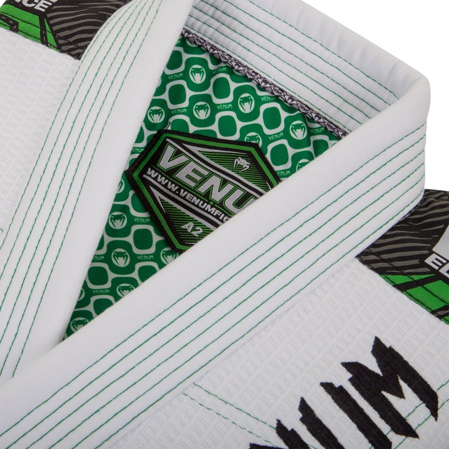 venum elite bjj gi - witgroen