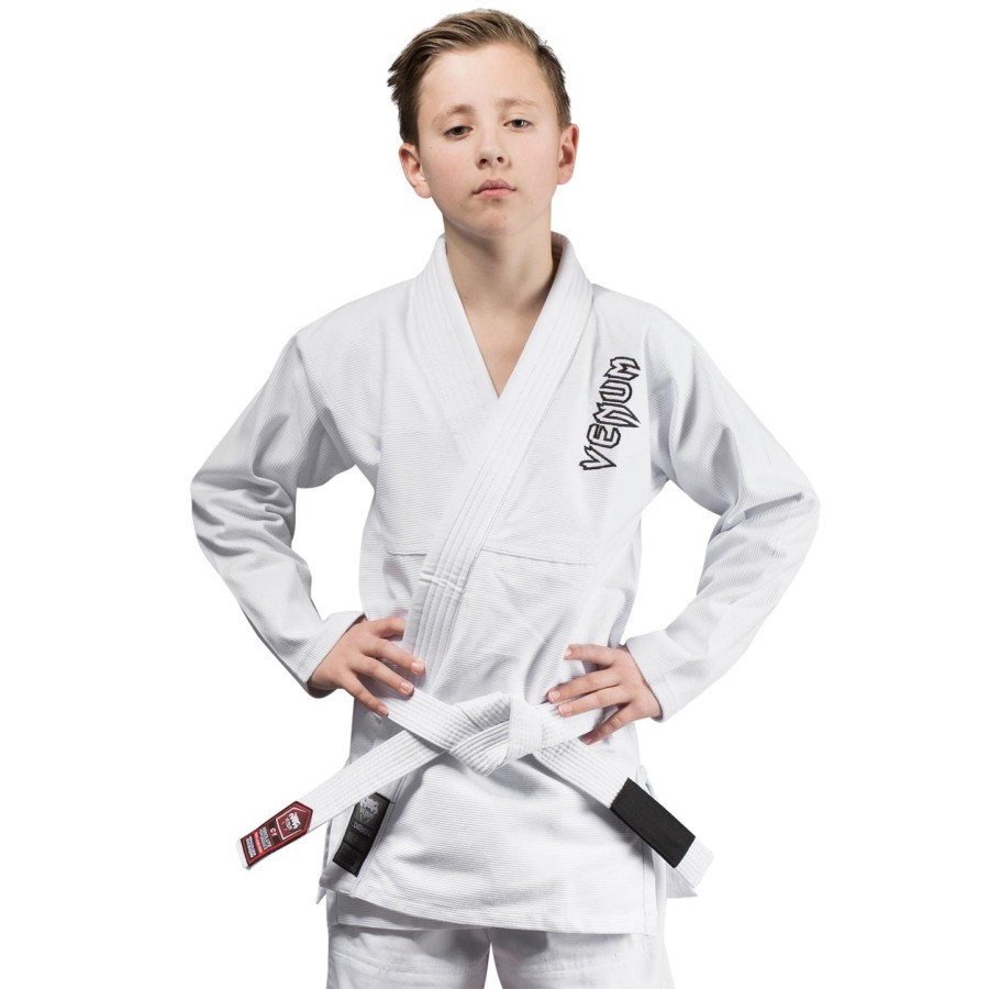 venum contender kids bjj gi inclusief gratis witte band - wit