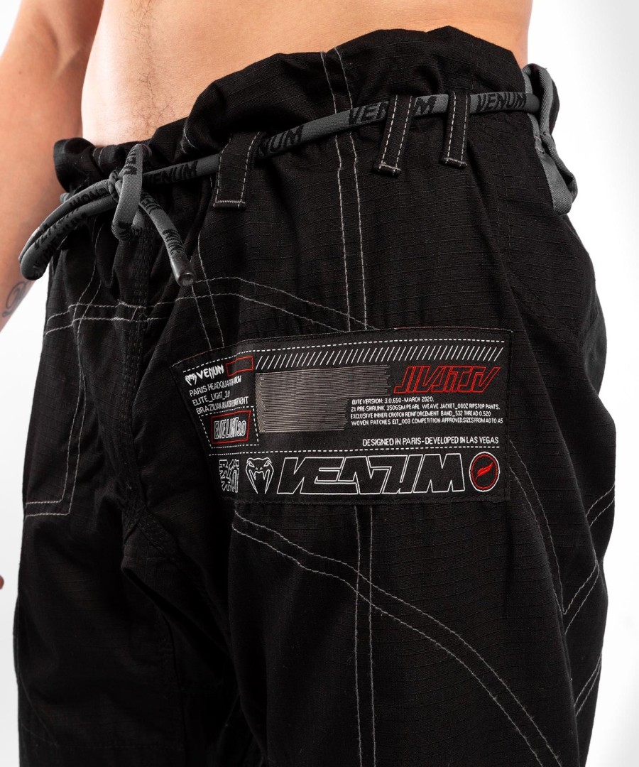 venum elite light 3.0 bjj gi - zwart