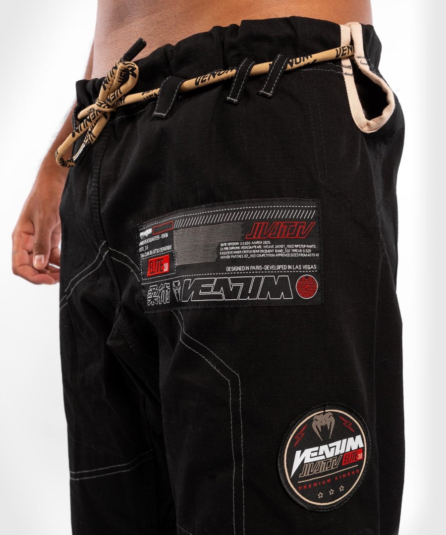 venum elite 3.0 bjj gi - zwart