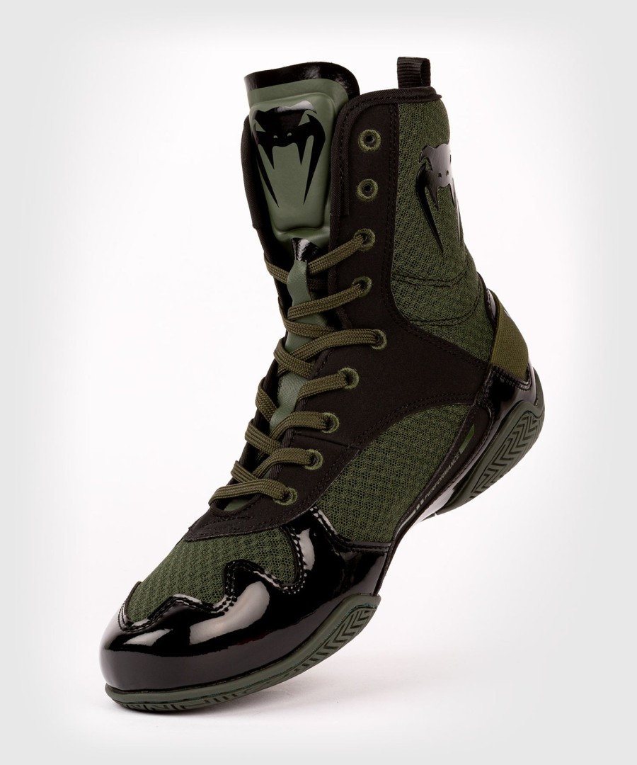 venum elite boksschoenen – kaki
