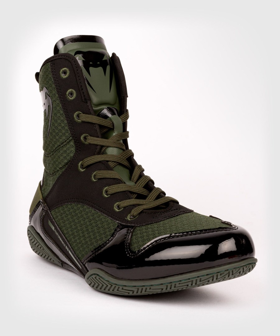 venum elite boksschoenen – kaki