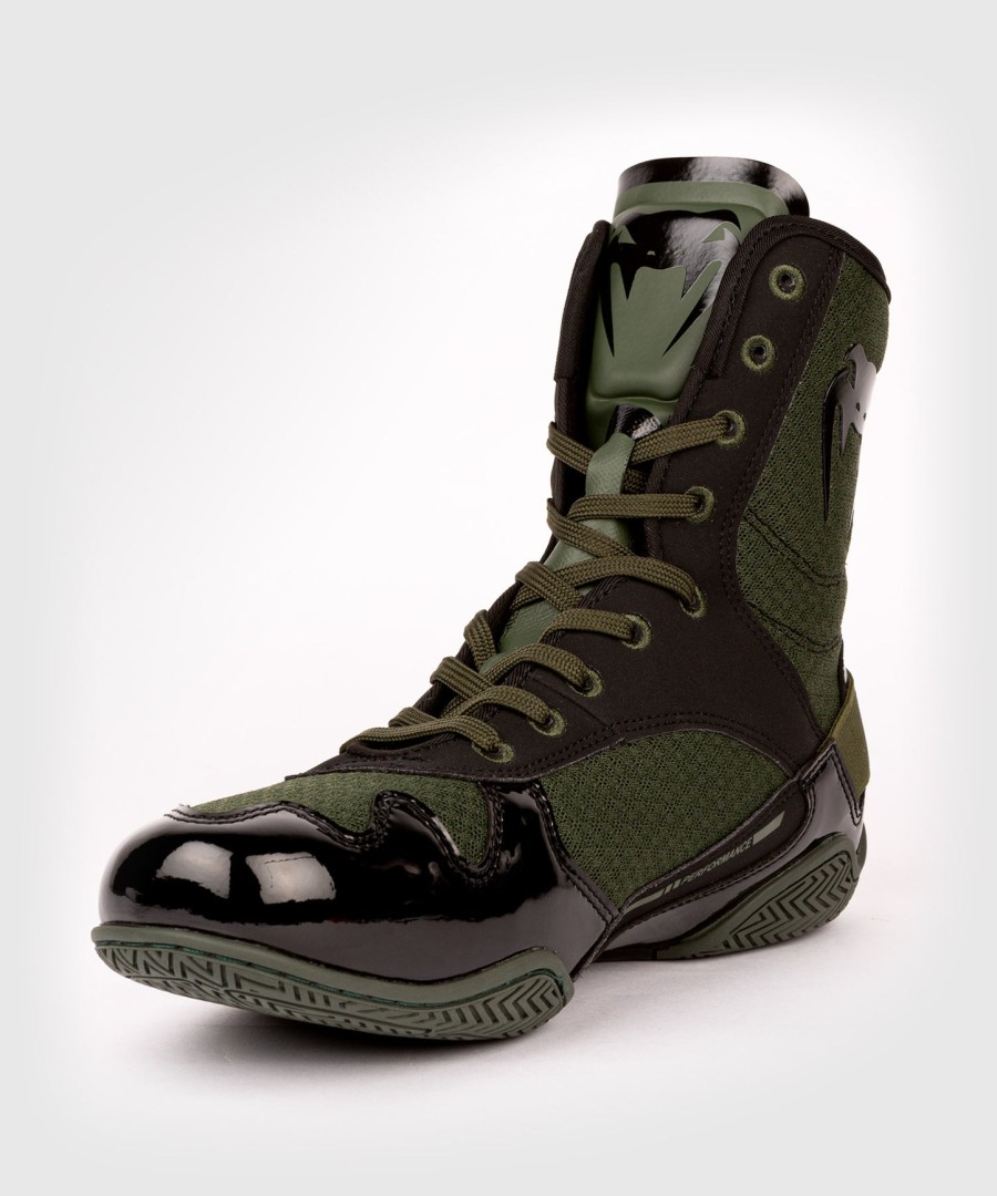 venum elite boksschoenen – kaki