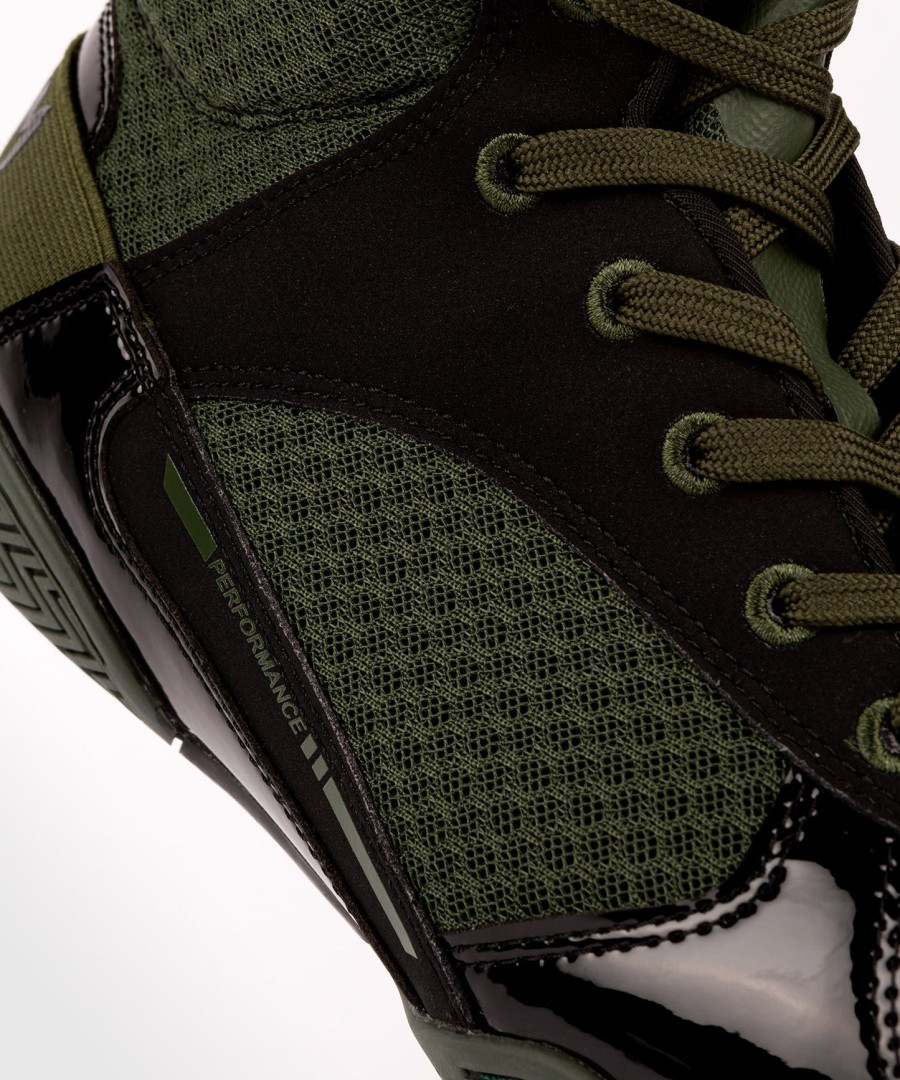 venum elite boksschoenen – kaki