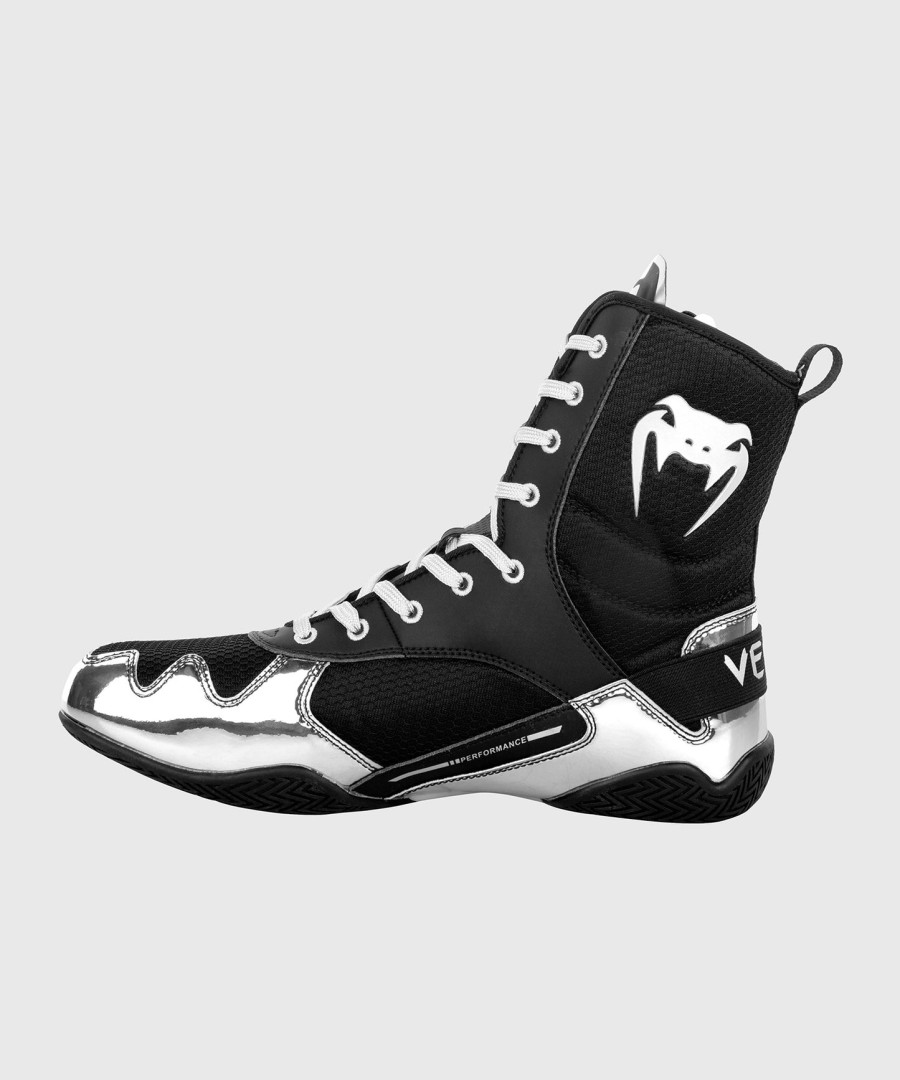 venum elite boksschoenen - zwartzilver