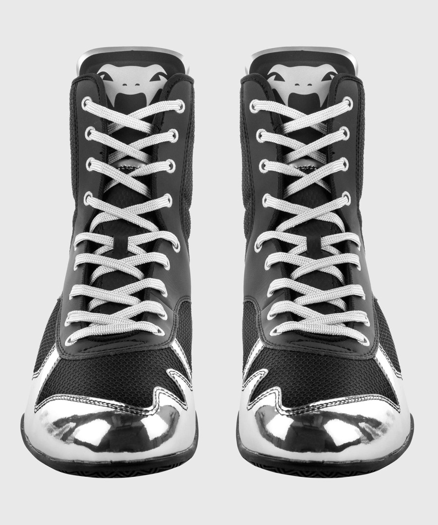 venum elite boksschoenen - zwartzilver