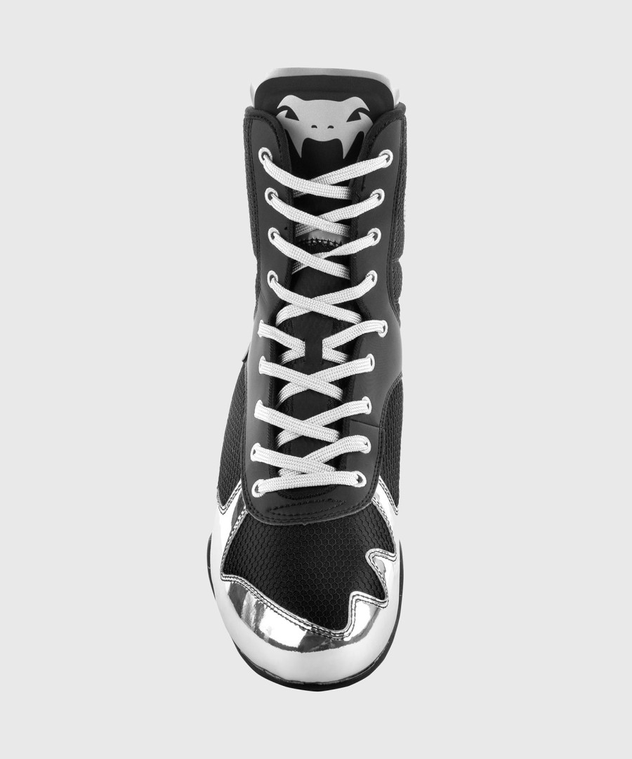 venum elite boksschoenen - zwartzilver