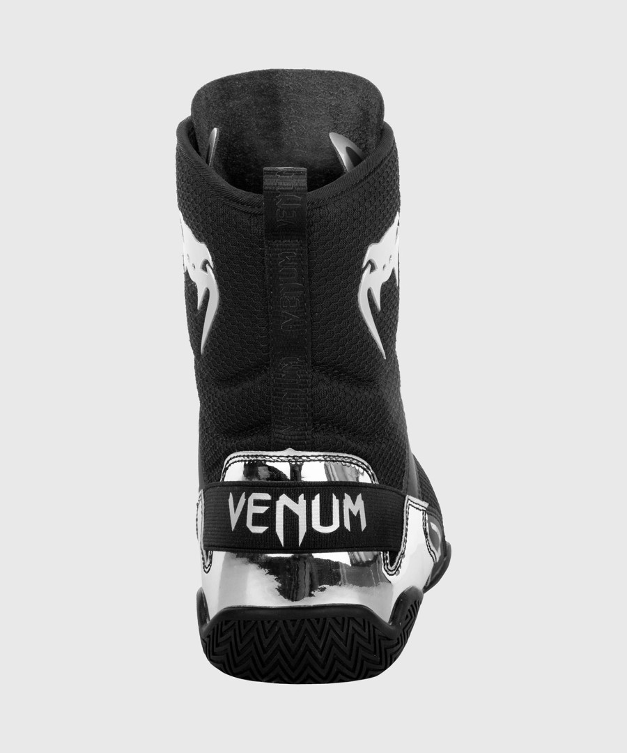 venum elite boksschoenen - zwartzilver