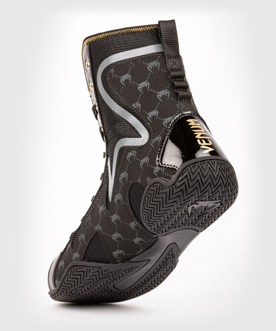 venum elite evo monogram boksschoenen – zwart