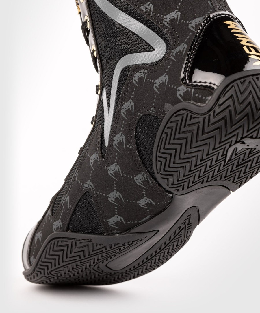 venum elite evo monogram boksschoenen – zwart