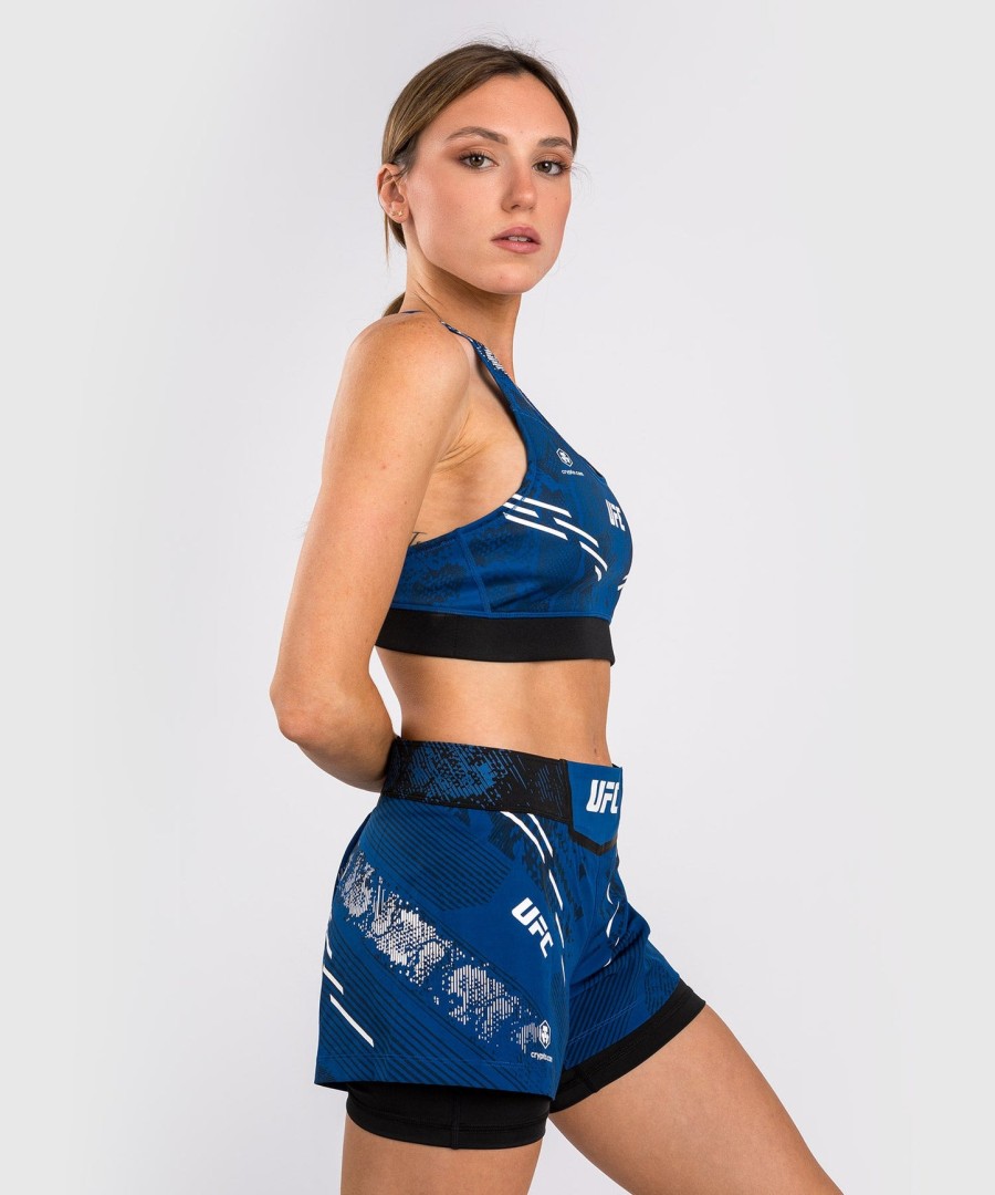 ufc adrenaline by venum authentic fight night sportbeha voor dames - blauw