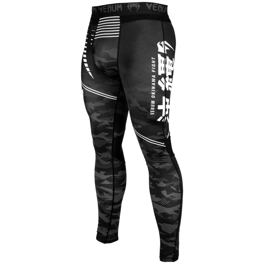 venum okinawa 2.0 compressietights - zwartwit