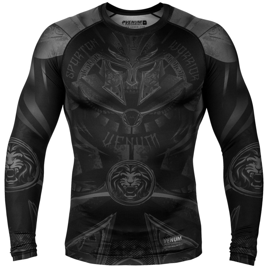 venum gladiator 3.0 rashguard - lange mouwen - zwartzwart