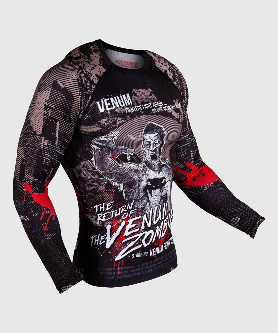 venum zombie return rashguard - lange mouwen - zwart