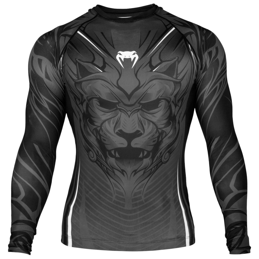 venum bloody roar rashguard - lange mouwen - grijs - exclusief