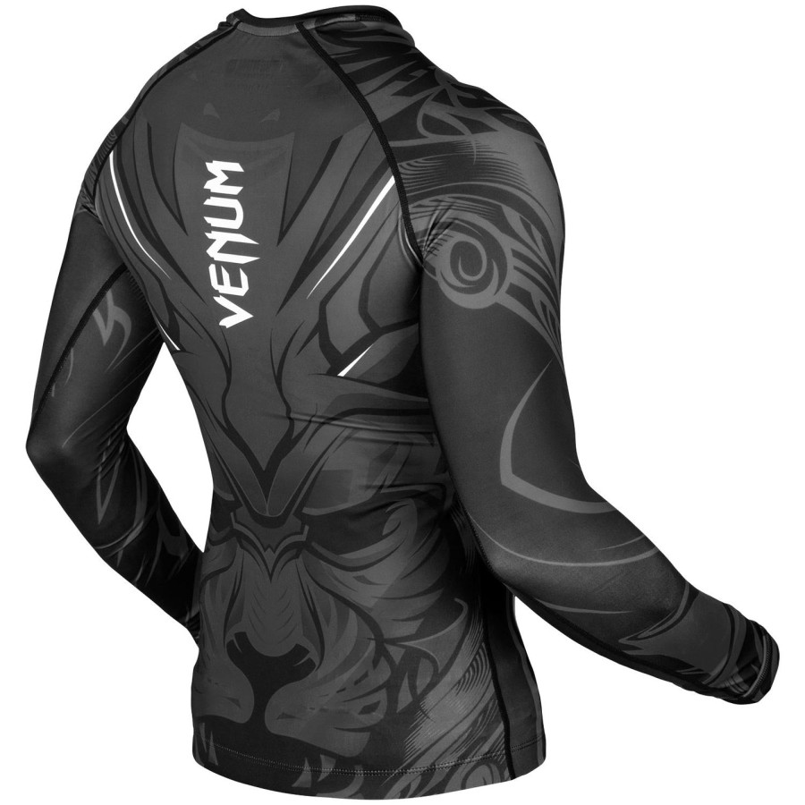 venum bloody roar rashguard - lange mouwen - grijs - exclusief