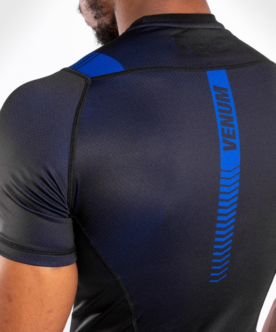 venum nogi 3.0 rashguard - korte mouwen - zwartblauw