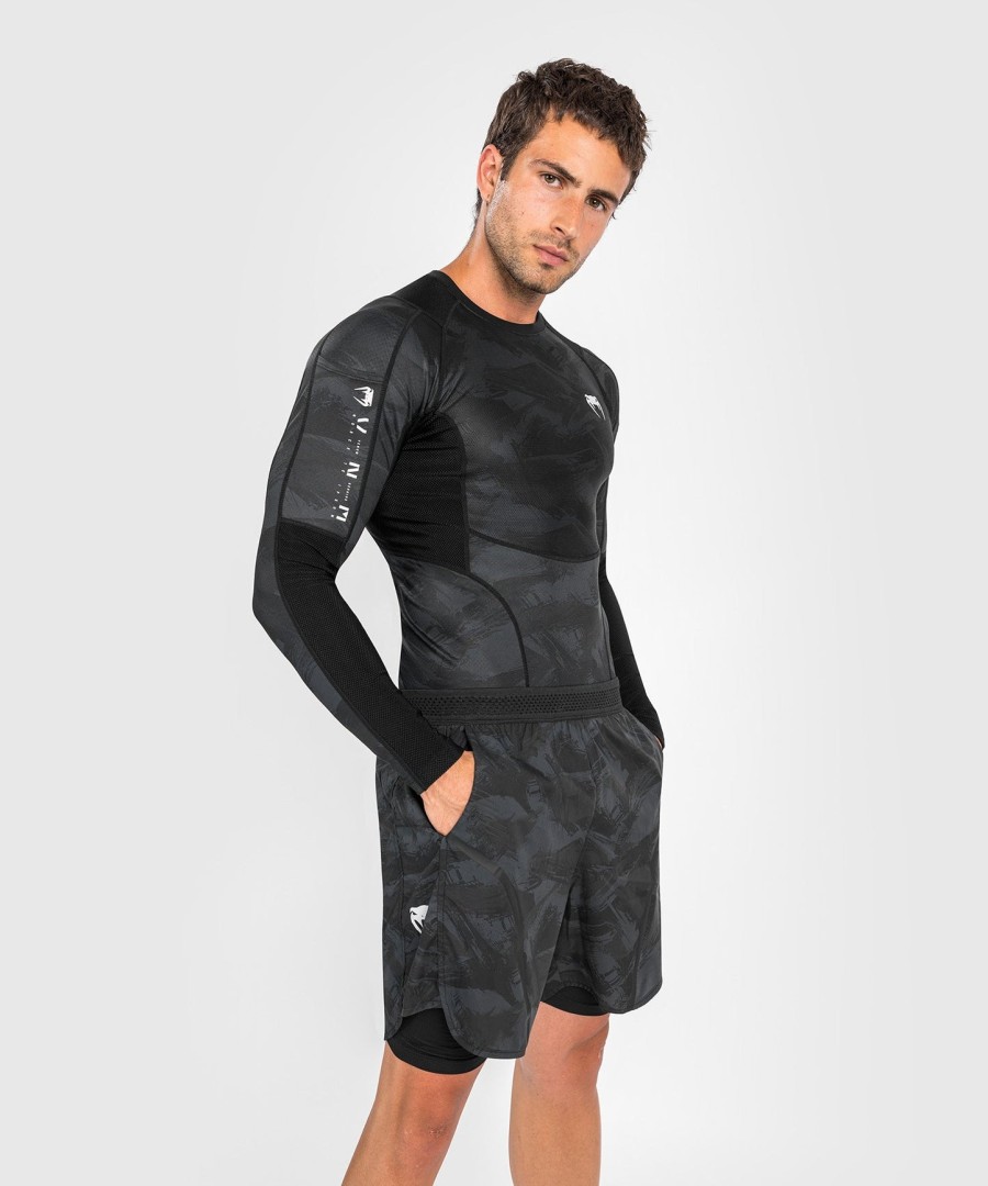venum electron 3.0 rashguard - lange mouwen - zwart