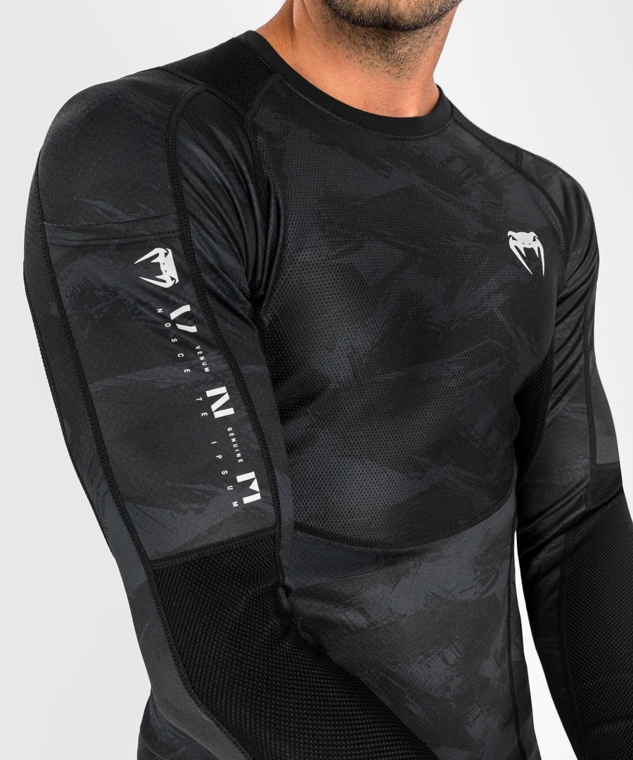 venum electron 3.0 rashguard - lange mouwen - zwart