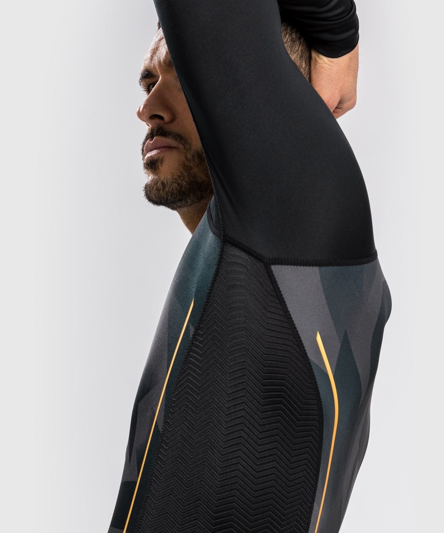 venum razor rashguard met lange mouwen - zwartgoud