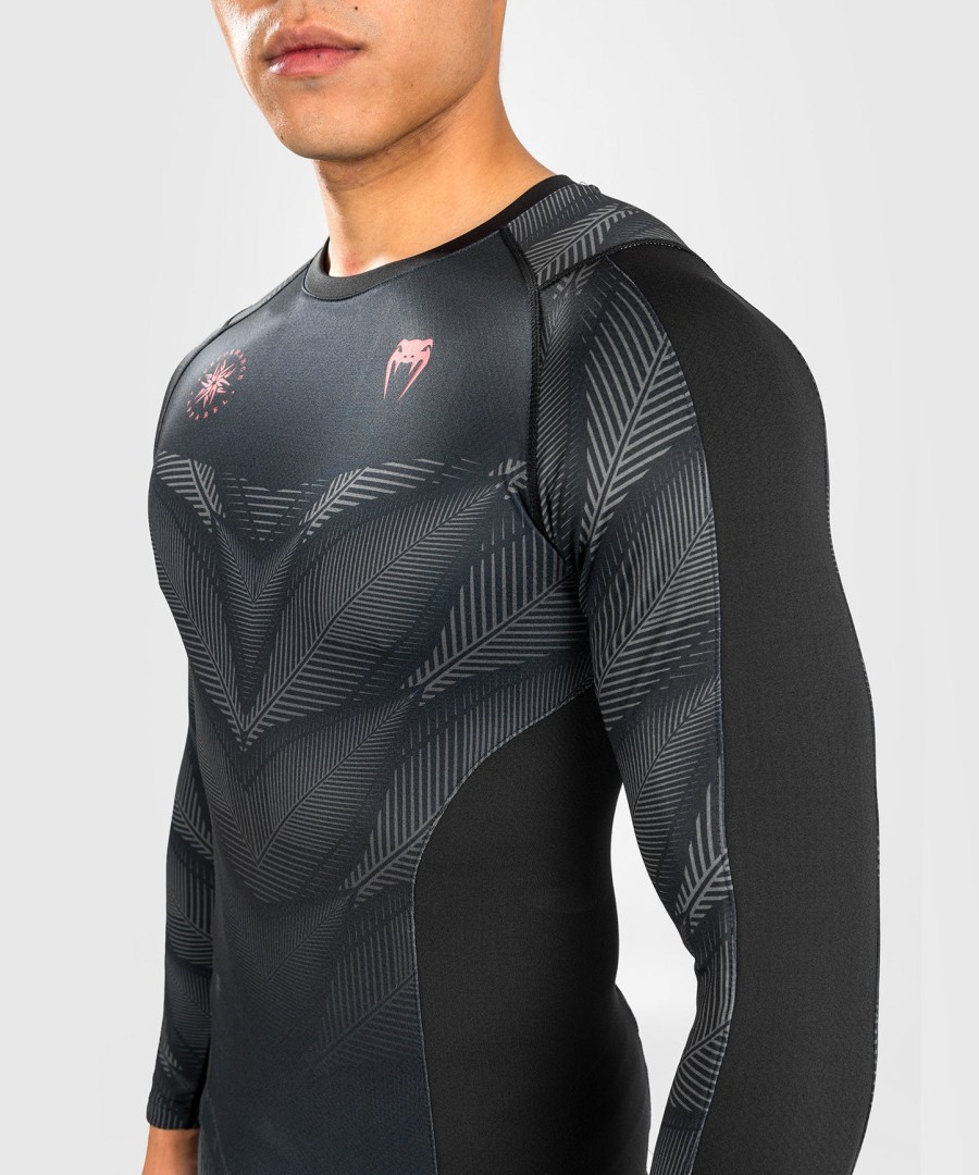 venum phantom rashguard met lange mouwen - zwartrood