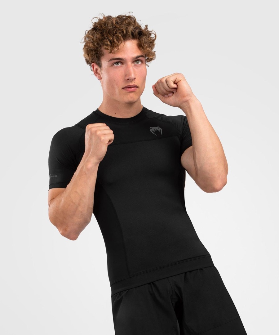 venum g-fit air rashguard met korte mouwen - zwart