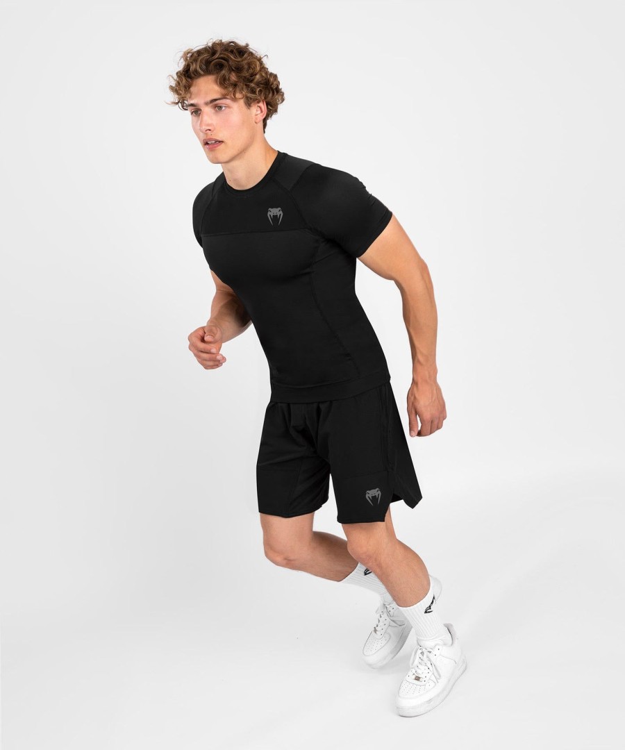 venum g-fit air rashguard met korte mouwen - zwart