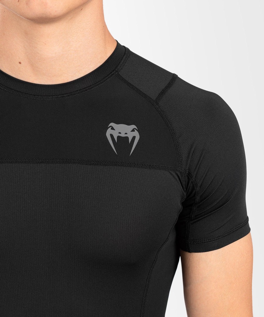 venum g-fit air rashguard met korte mouwen - zwart