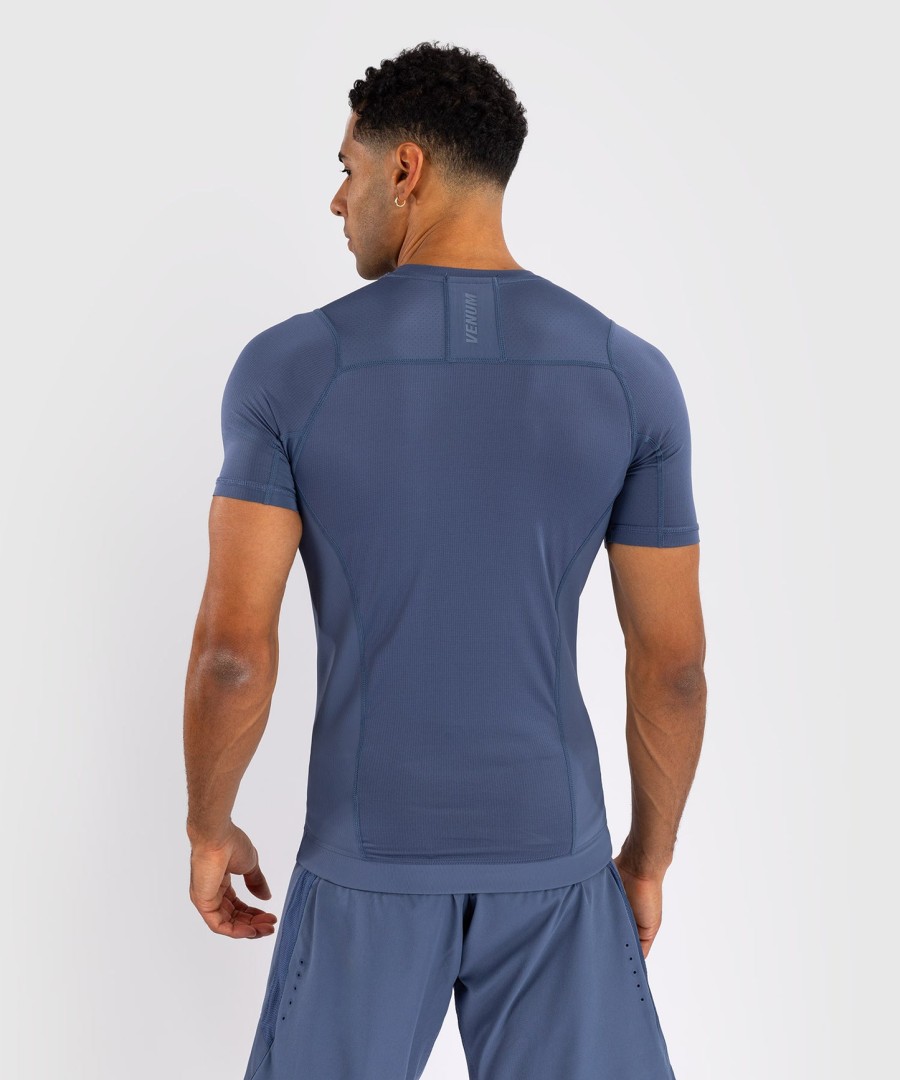 venum g-fit air heren rashguard met korte mouwen - foggy blue