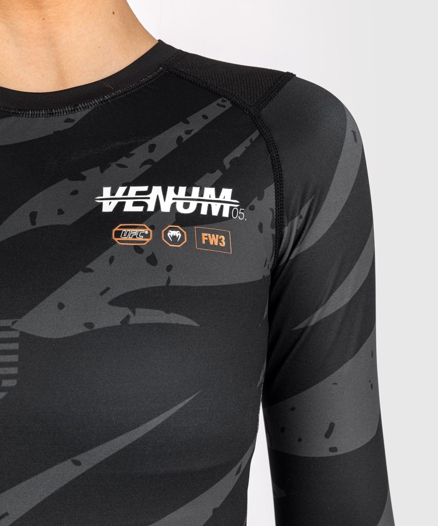 ufc adrenaline by venum fight week women performance rashguard met lange mouwen - urban camo