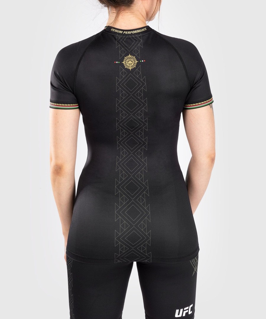 noche ufc by venum authentic fight night women performance rashguard met korte mouwen - zwart