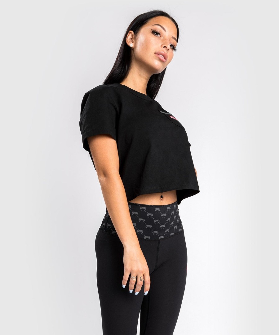 venum roze t-shirt met zakje - voor dames - zwartroze goud