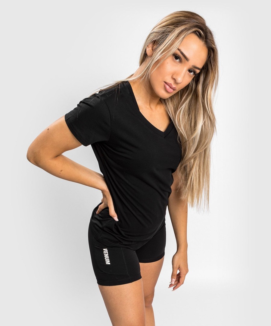 venum essential dames t-shirt - zwart