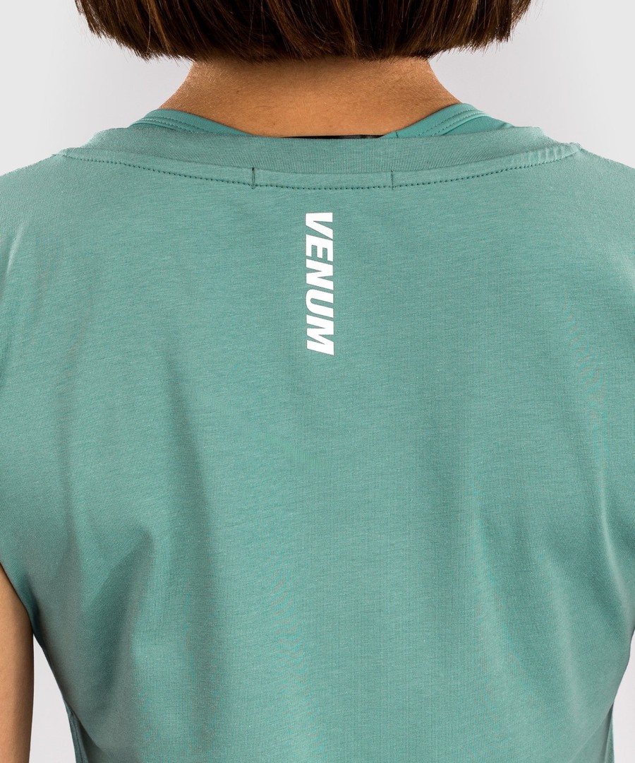 venum essential dames t-shirt - aquagroen