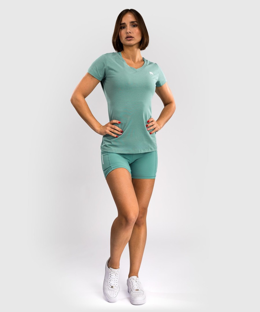 venum essential dames t-shirt - aquagroen