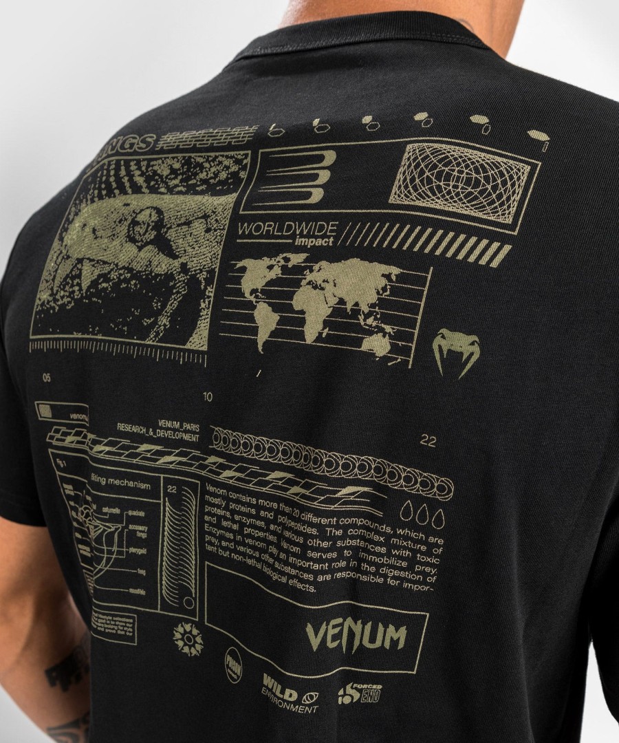 venum fangs t-shirt - normale pasvorm - zwart
