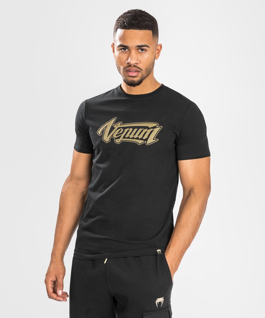 venum absolute 2.0 t-shirt - aangepaste pasvorm - zwartgoud