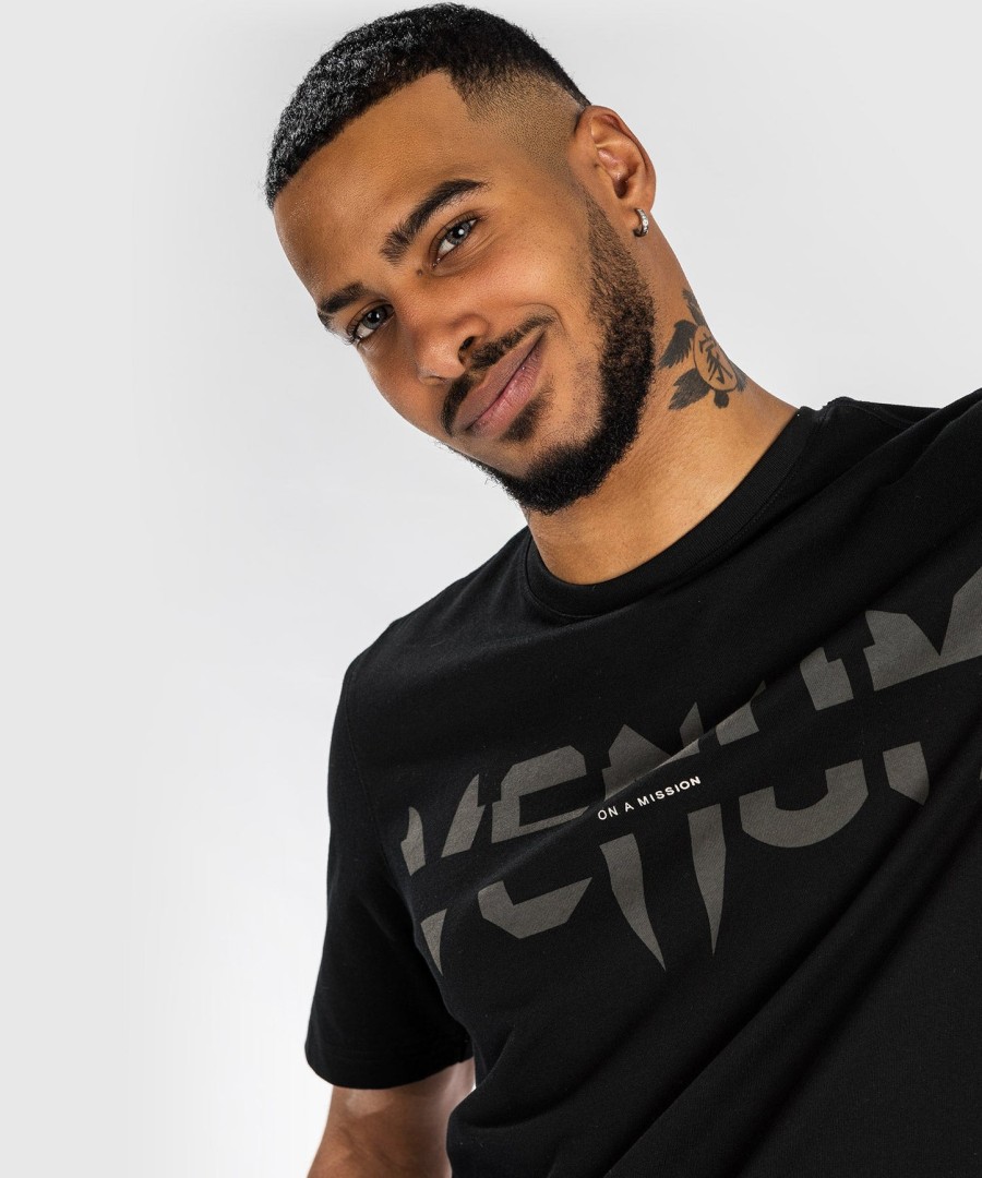 venum on mission t-shirt - normale pasvorm - zwart