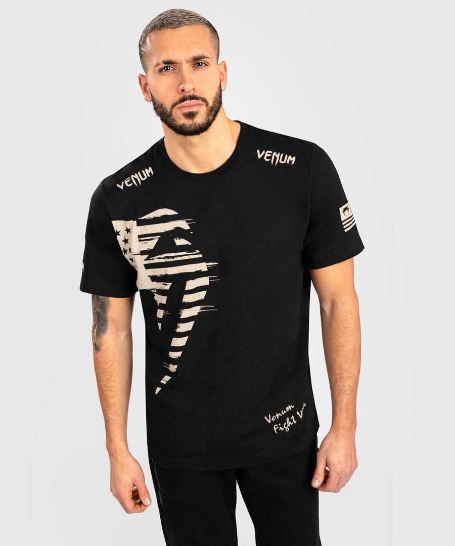 venum giant usa t-shirt - normale pasvorm - zwart