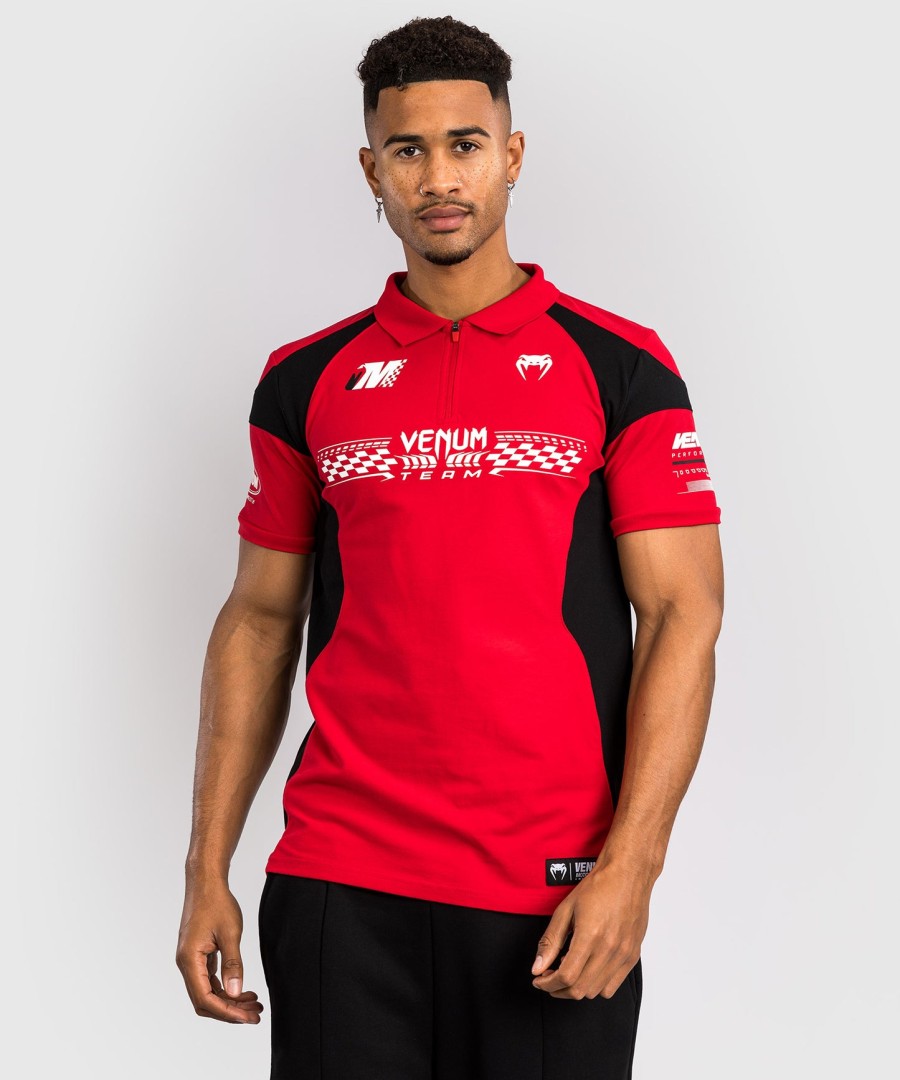 venum motorsport katoenen polo - racerrood