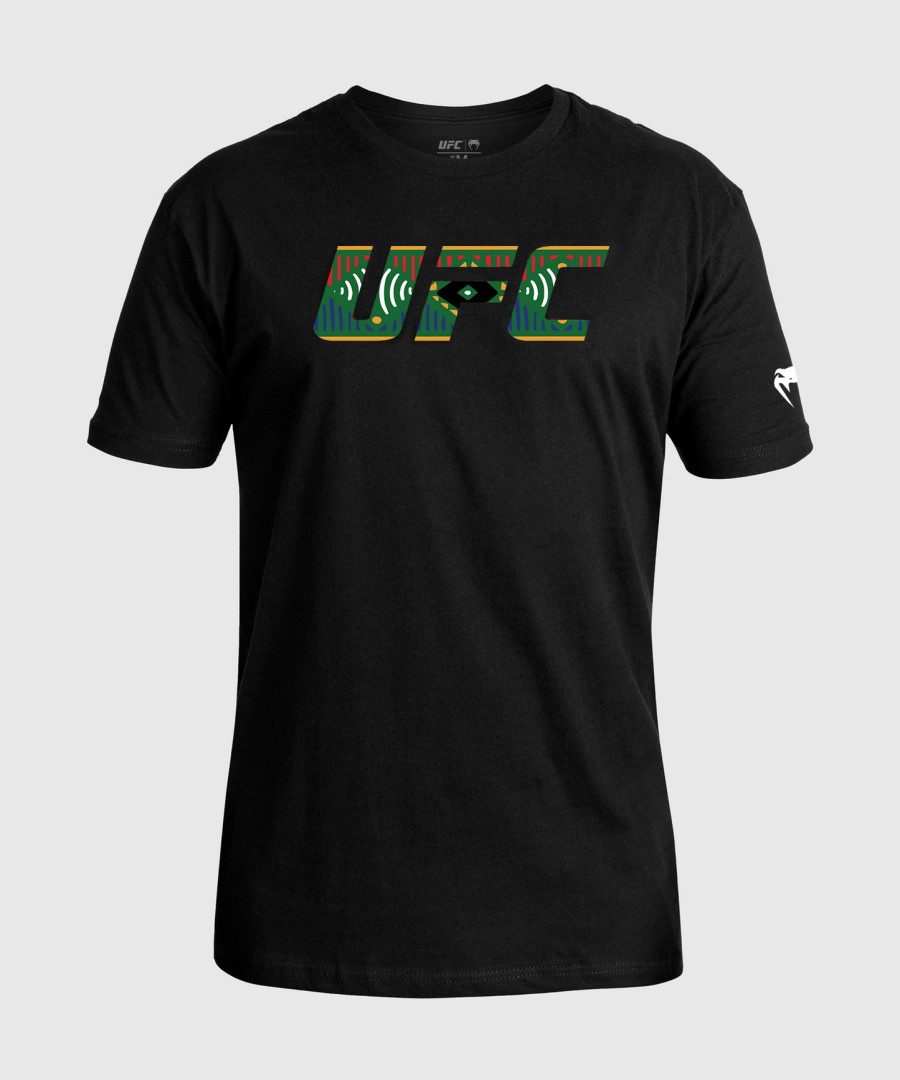 heren ufc unrivaled by venum zwart dricus du plessis t-shirt