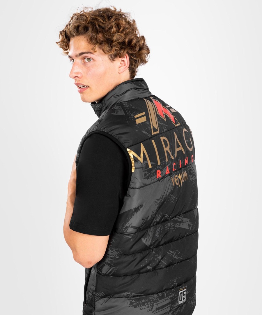 venum x mirage mouwloos donsjack - zwartgoud
