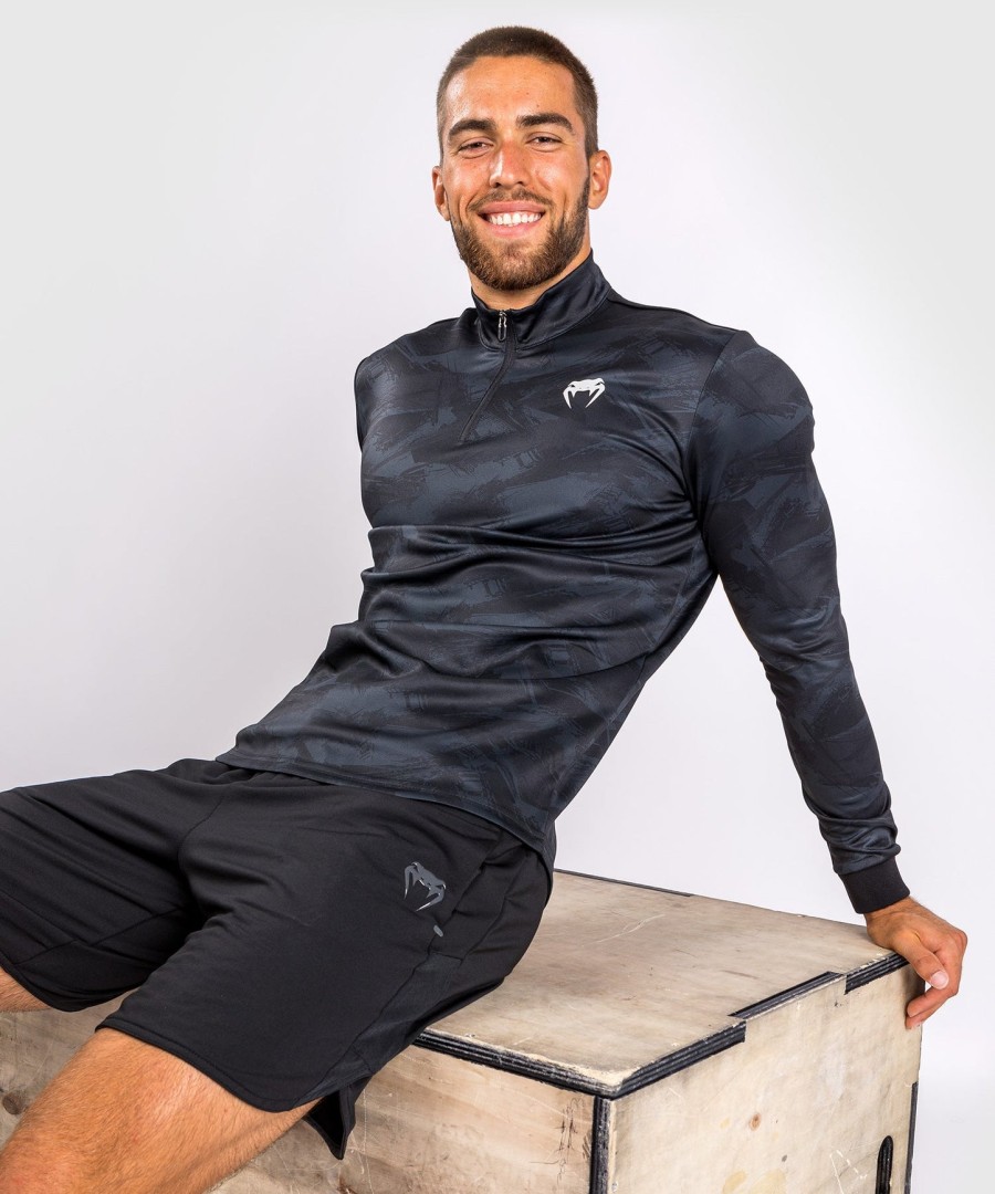 venum electron 3.0 winter dry tech t-shirt - lange mouwen - zwart