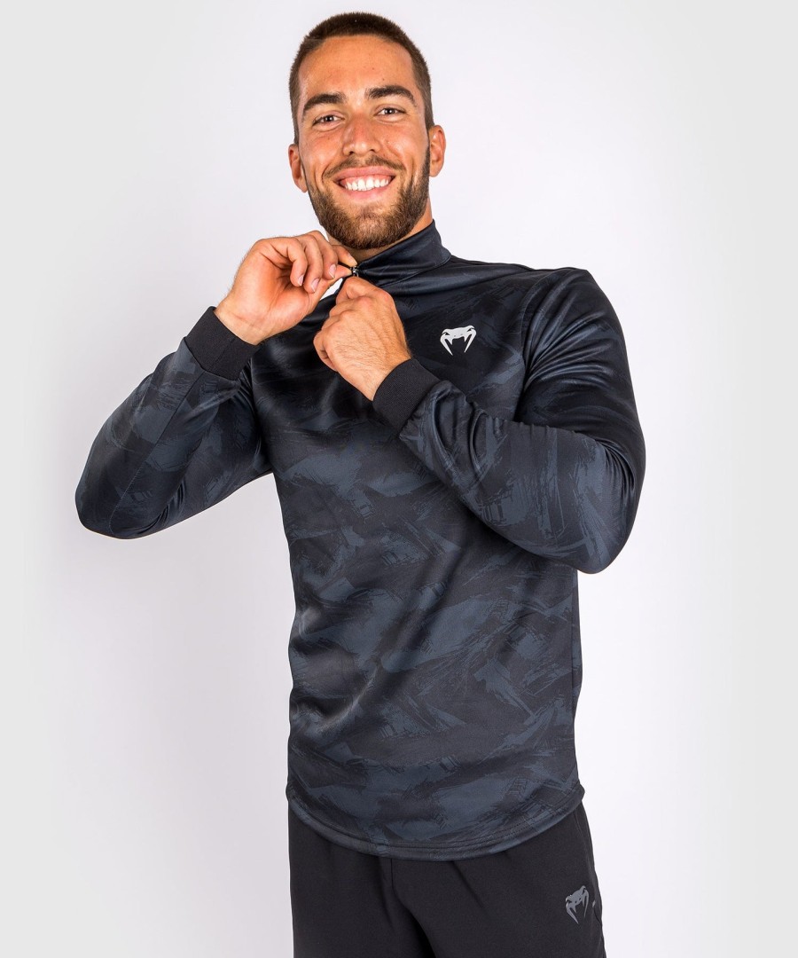 venum electron 3.0 winter dry tech t-shirt - lange mouwen - zwart