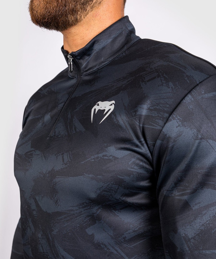 venum electron 3.0 winter dry tech t-shirt - lange mouwen - zwart
