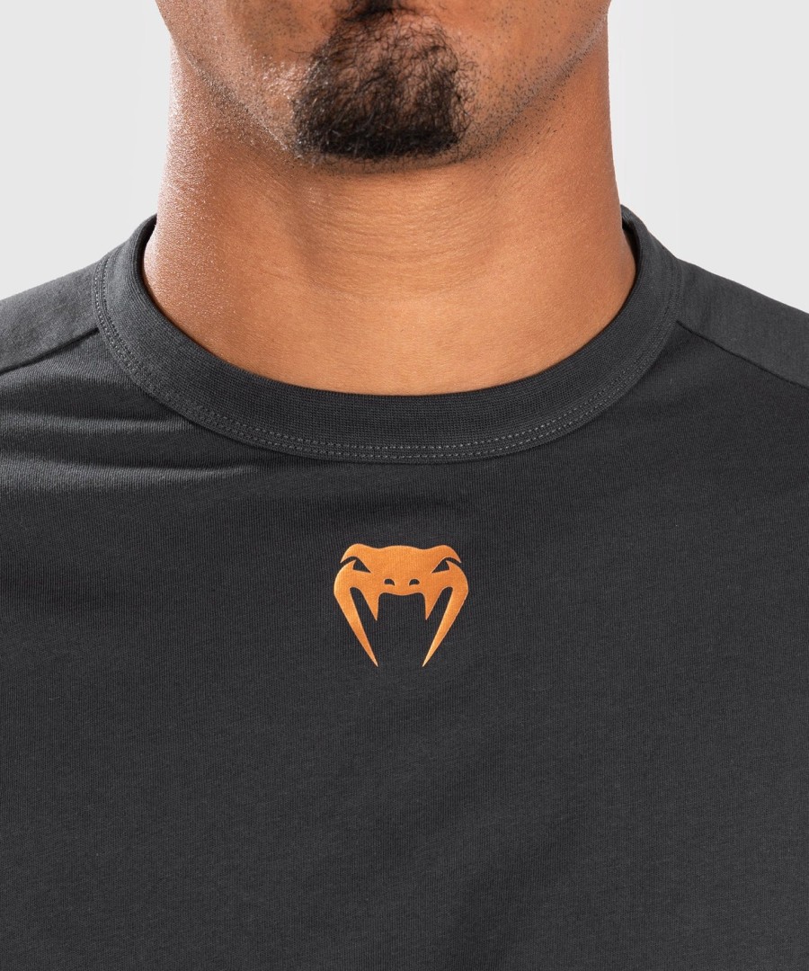 ufc adrenaline by venum fight week heren t-shirt met lange mouwen - houtskoolgrijs