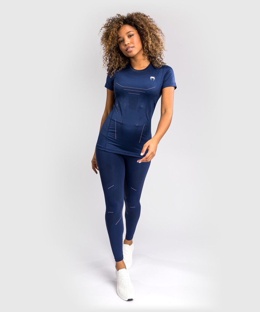 venum technical 3.0 dry tech t-shirt voor dames - nachtblauw
