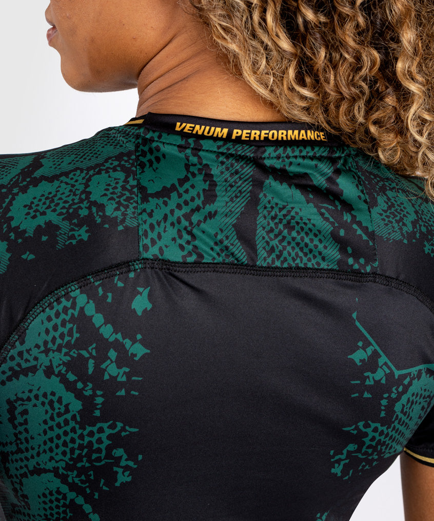ufc adrenaline by venum authentic fight night women walkout jersey groenzwartgoud - emerald edition
